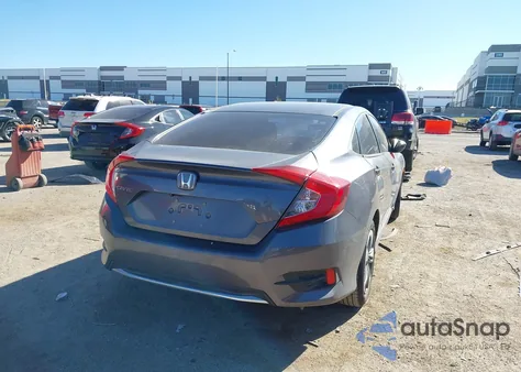 2020 Honda Civic Lx из США, поврежденный, VIN 2HGFC2F62LH560399